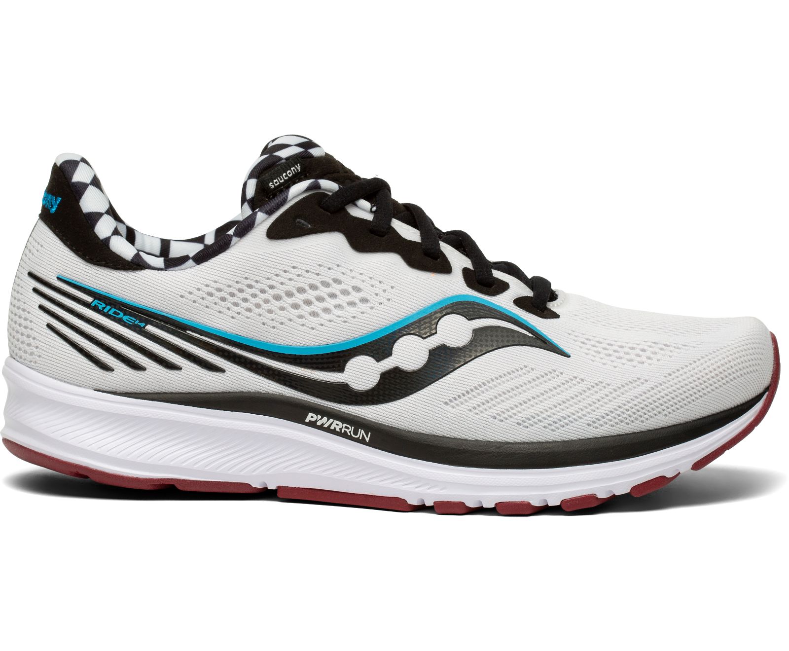 Saucony Ride 14 Men\'s Running Shoes Silver / Black | AU 552YXFU